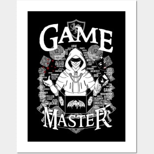 Game Master - White Posters and Art